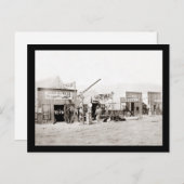 Vintage Stadtgeschäfte Postkarte (Vorne/Hinten)