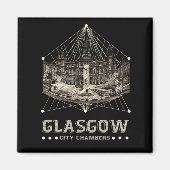 Vintage Stadtkammern Magnet (Vorne)