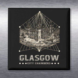 Vintage Stadtkammern Magnet