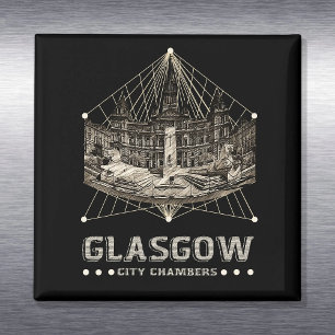 Vintage Stadtkammern Magnet