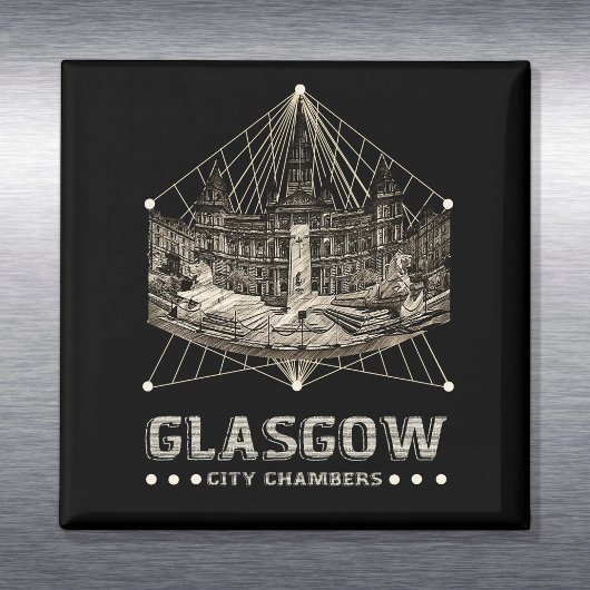 Vintage Stadtkammern Magnet