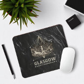 Vintage Stadtkammern Mousepad