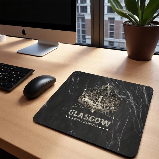Vintage Stadtkammern Mousepad