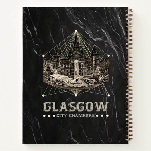 Vintage Stadtkammern Notizblock (Rückseite)