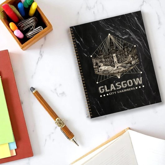 Vintage Stadtkammern Notizblock