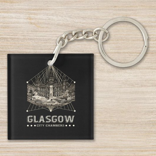 Vintage Stadtkammern Schlüsselanhänger