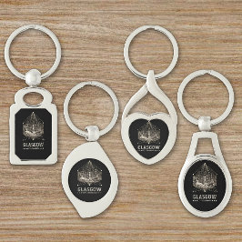 Vintage Stadtkammern Schlüsselanhänger