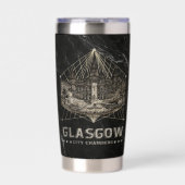 Vintage Stadtkammern Thermobecher (Vorderseite)