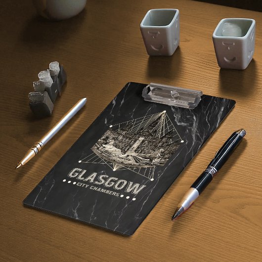 Vintage Stadtkammern - Zwischenablage Klemmbrett