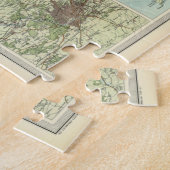 Vintage Stadtkarte von England und Schottland (192 Puzzle (Seite)