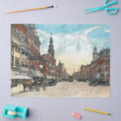 Vintage Stadtmitte Ohio Dekoupage Tissue Paper Seidenpapier (Basteln)