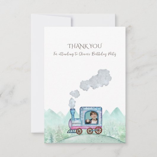 Vintage Stadtplanung für Kinder Dankeskarte (Vorderseite)