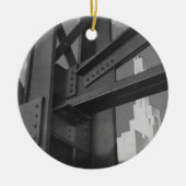 Vintage Stahlbauarchitektur Wolkenkratzer Keramikornament (Vorne)