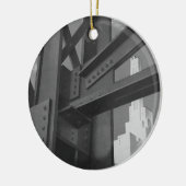 Vintage Stahlbauarchitektur Wolkenkratzer Keramikornament (Links)