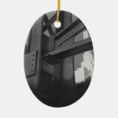 Vintage Stahlbauarchitektur Wolkenkratzer Keramikornament (Vorne)