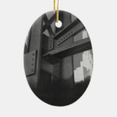 Vintage Stahlbauarchitektur Wolkenkratzer Keramikornament (Hinten)