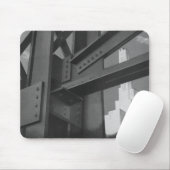 Vintage Stahlbauarchitektur Wolkenkratzer Mousepad (Mit Mouse)