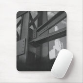 Vintage Stahlbauarchitektur Wolkenkratzer Mousepad (Mit Mouse)