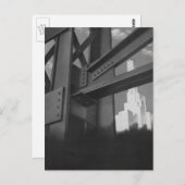 Vintage Stahlbauarchitektur Wolkenkratzer Postkarte (Vorne/Hinten)