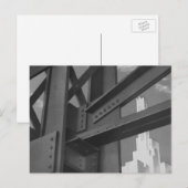 Vintage Stahlbauarchitektur Wolkenkratzer Postkarte (Vorne/Hinten)