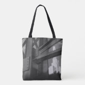 Vintage Stahlbauarchitektur Wolkenkratzer Tasche (Rückseite)