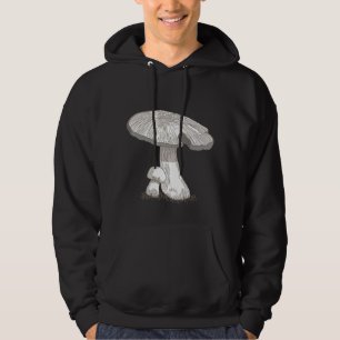Vintage Ständerpilz-Natur-Kunst Hoodie