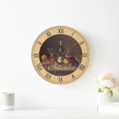 Vintage Standzeit-Malerei Runde Uhr (Zuhause)