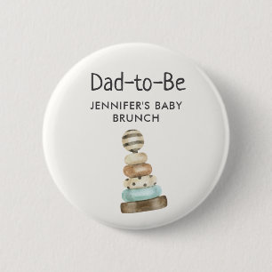Vintage-Stapelspielzeug für werdende Väter - Baby Button