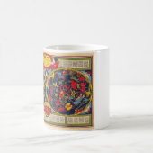 Vintage Star Map Constellations Celestis Chart Kaffeetasse (Mittel)