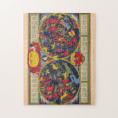 Vintage Star Map Constellations Celestis Chart Puzzle (Vertikal)