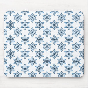 Vintage Starburst-Mauspad, Blau Mousepad
