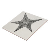 Vintage Starfish-Antiken-Stern-Fisch-Schablone Fliese (Seite)