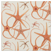 Vintage Starfish-Illustration Stoff (Nahaufnahme)