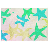 Vintage Starfish Tablette Tischdecke (Vorderseite (Horizontal))