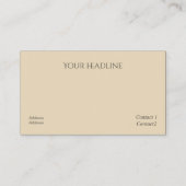 Vintage Starlings und Mynah-Vögel Kraft Visitenkarte (Rückseite)