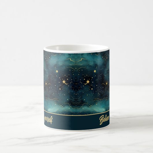 Vintage Starry Night Coffee Tasse (Mittel)