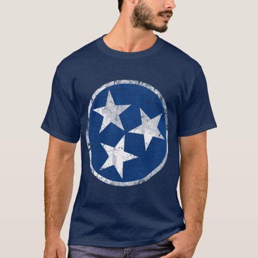 Vintage State Flag ofennessee family T-Shirt (Vorderseite)