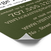 Vintage Statue, Antiquitätenhändler, Geschäft Poster (Ecke)