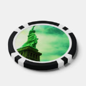 Vintage-Statue-der-Freiheit-Pokerkarten Pokerchips (Einzeln)