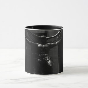 Vintage Statue des New Yorker Rockefeller Atlas Tasse