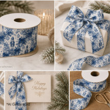 Vintage staubblaue Weihnachts-Toile-Nussknacker
