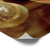 Vintage, staubgedeckte Kasse Poster (Ecke)