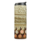 Vintage, staubgedeckte Kasse Thermosbecher (Nach links gedreht)