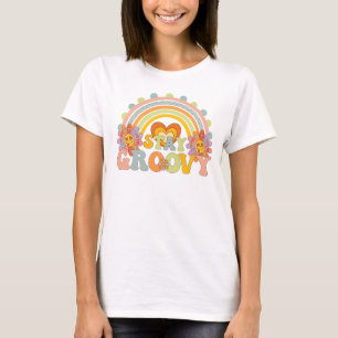 Vintage Stay Groovy Flower Power T-Shirt