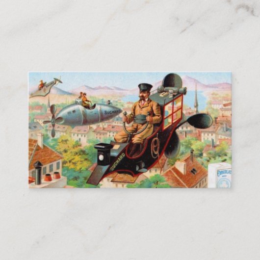 Vintage Steam Punk Fun Business Card Visitenkarte (Vorderseite)