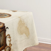 Vintage Steampunk Blue Hot Air Balloon (3) Tischdecke (Beispiel)