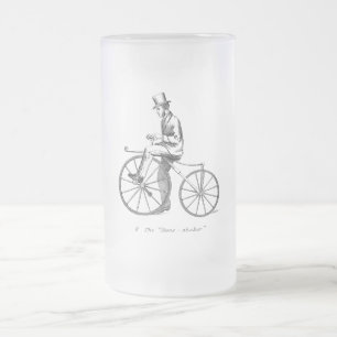 Vintage-Steampunk-Boneshaker Mattglas Bierglas