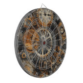 Vintage-Steampunk-Dartscheibe Dartscheibe (Vorderseite Links)