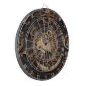 Vintage-Steampunk-Dartscheibe Dartscheibe (Vorderseite Links)