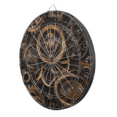 Vintage-Steampunk-Dartscheibe Dartscheibe (Vorderseite rechts)